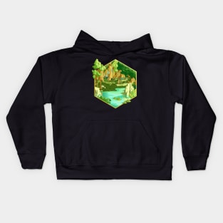 Hexagon Twilight Kids Hoodie